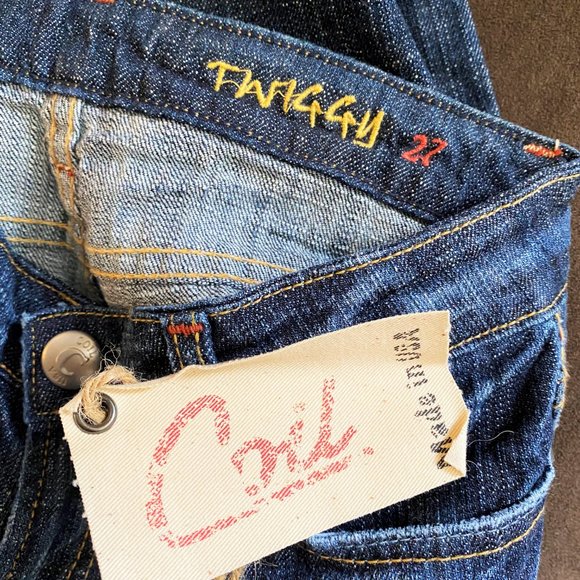 NWT Sz 27 Coil Dark Used Wash TWIGGY Skinny Leg - Picture 3 of 5
